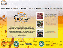 Tablet Screenshot of goetze.be